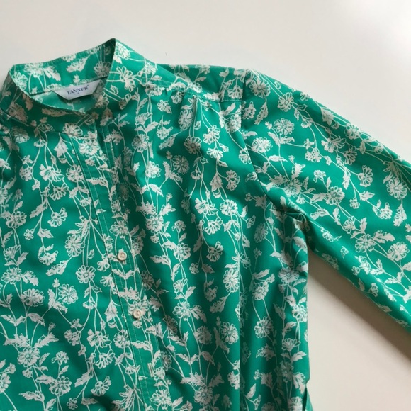 VTG Tanner Green Floral Belted Dress - Picture 2 of 8